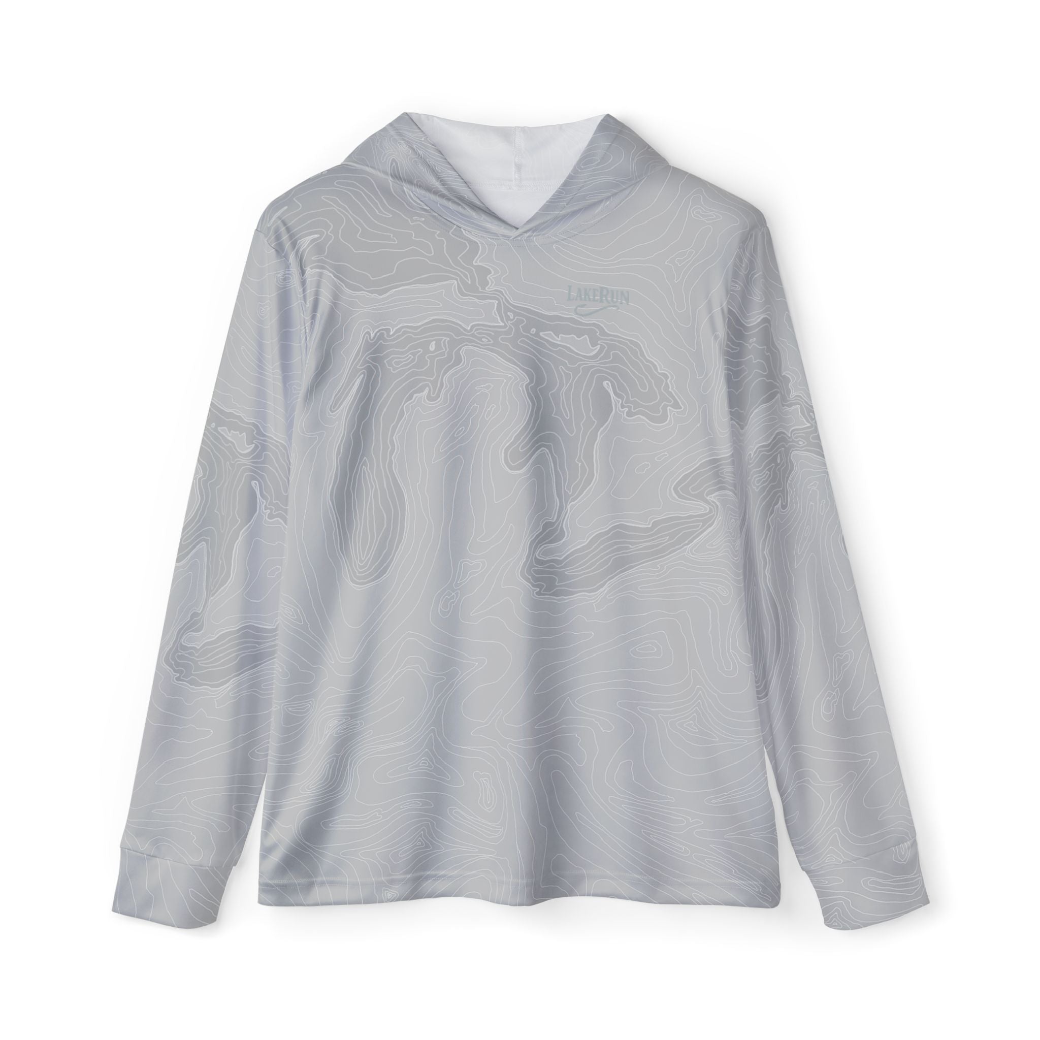 “Great Lakes Topo-Surface” UPF 50 Performance Hoodie