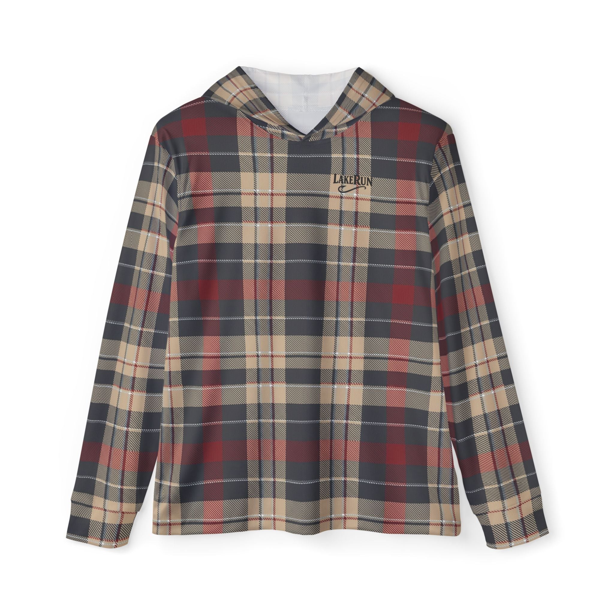 “Autumn Shores” Plaid, UPF 50 Performance Hoodie