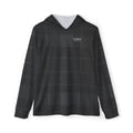“Carbon Current” Plaid, UPF 50 Performance Hoodi