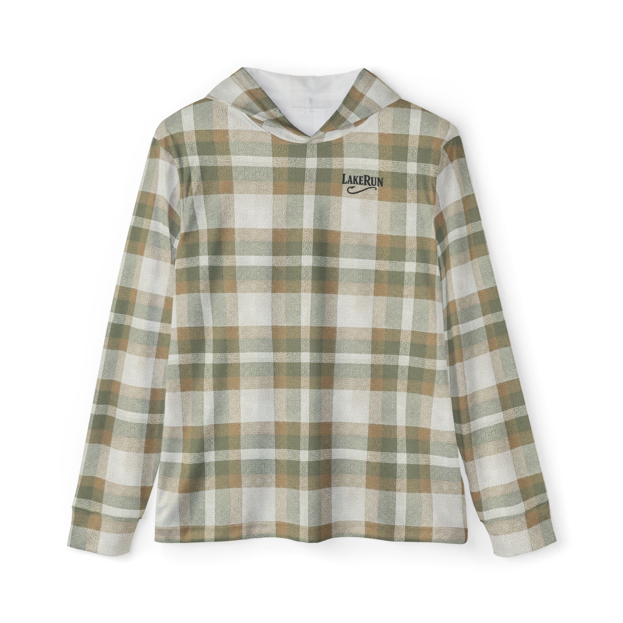 “Spring Run” Plaid UPF 50 Performance Hoodie