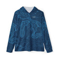 “Great Lakes Topo-Steelwater” UPF 50 Performance Hoodie