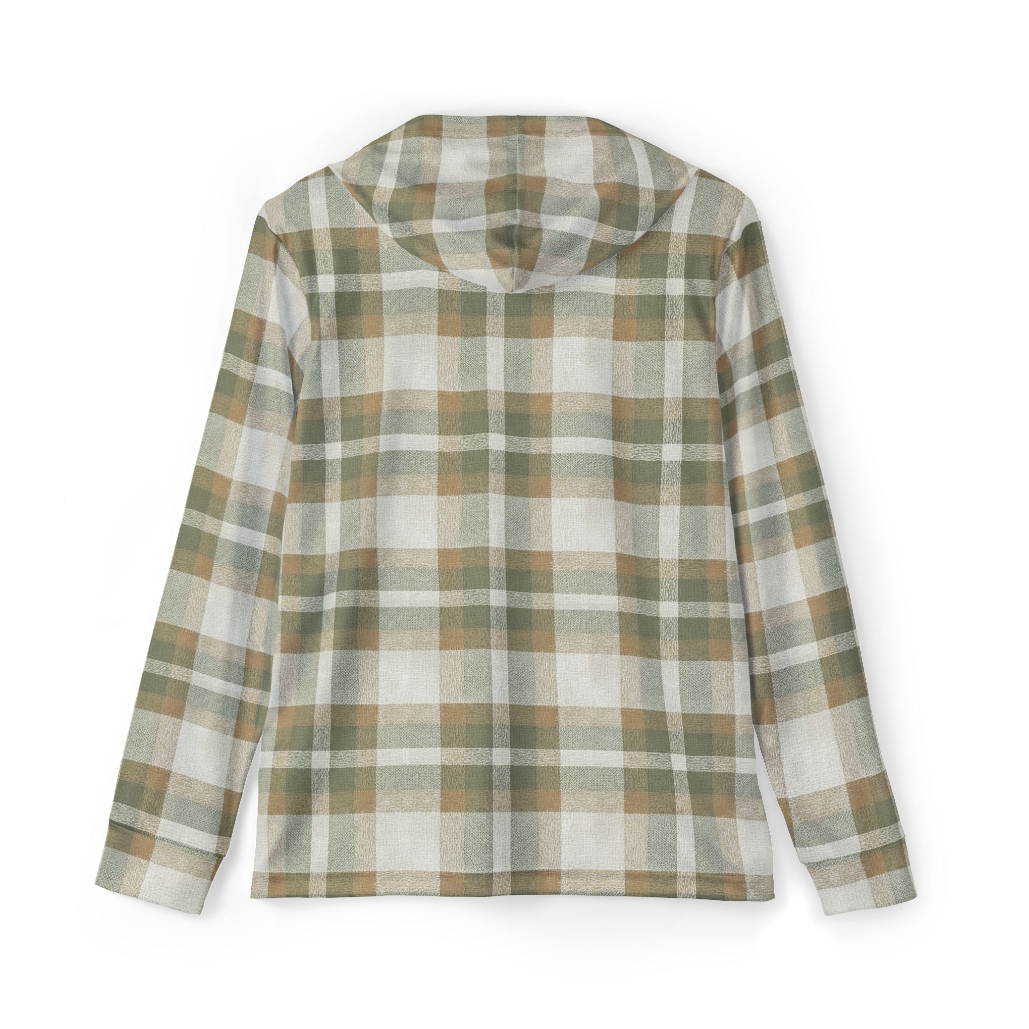 “Spring Run” Plaid UPF 50 Performance Hoodie