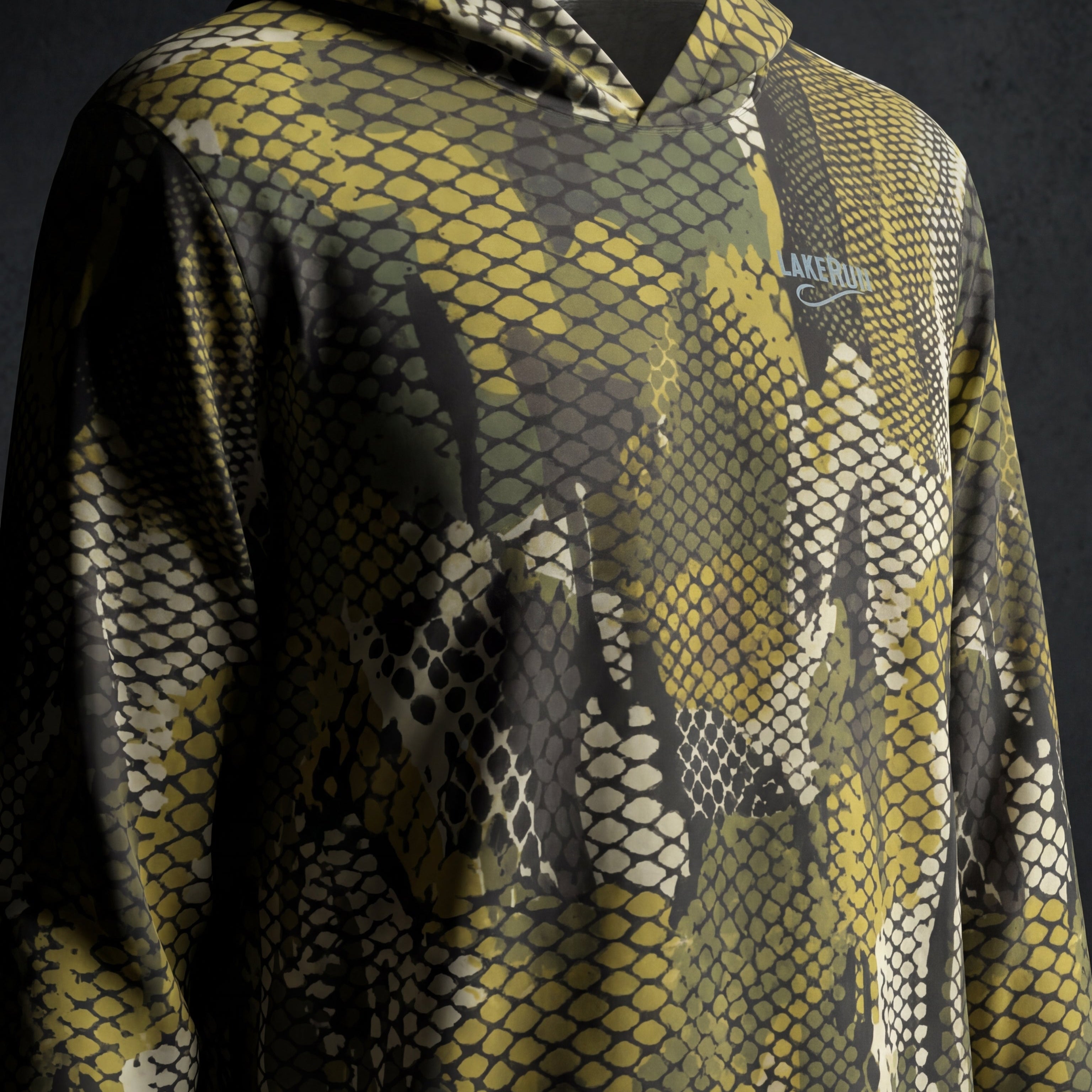 “Walleye Camo” UPF50+ Performance Hoodie