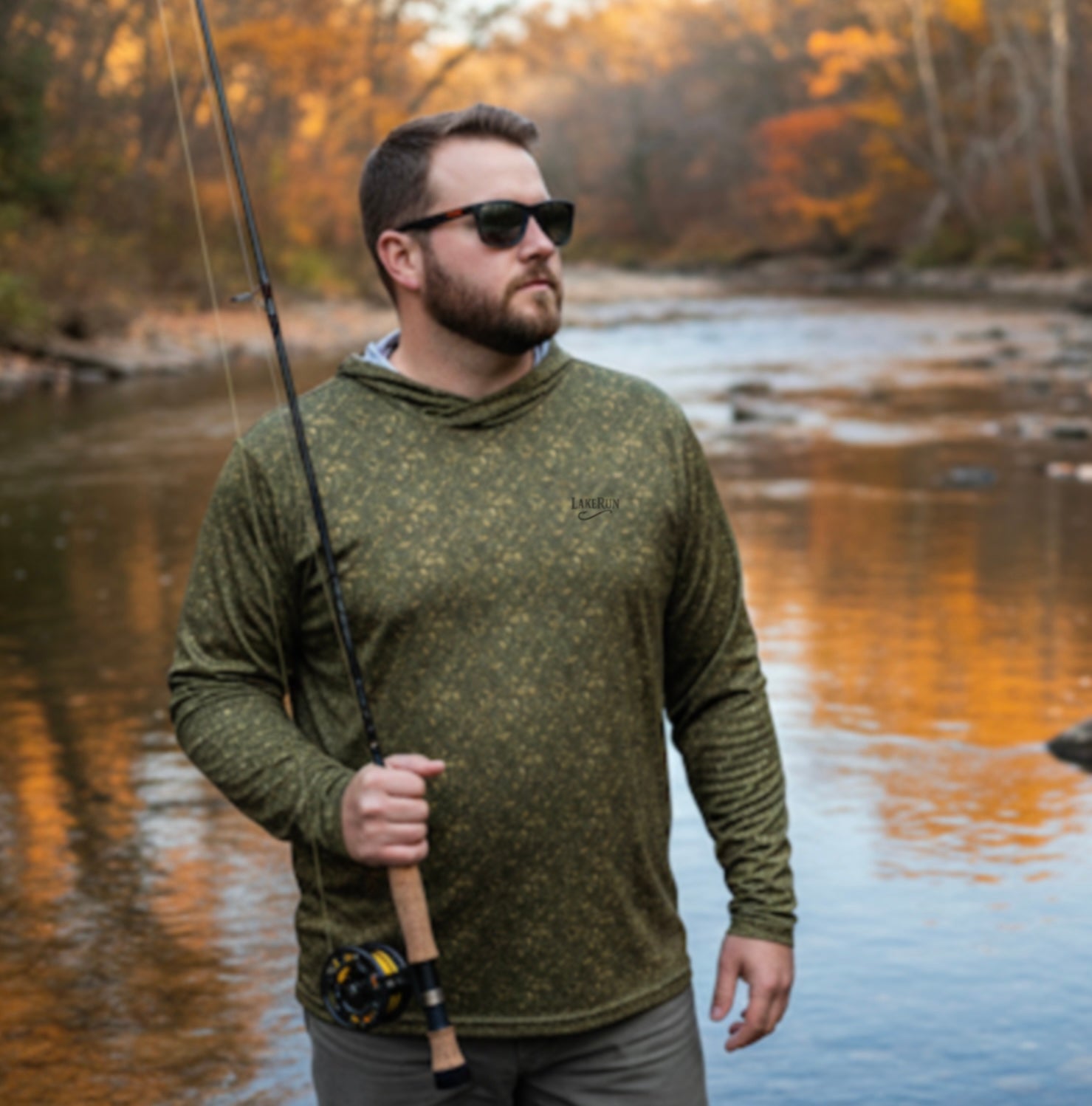 “Spawning Grounds” UPF 50 Performance Hoodie