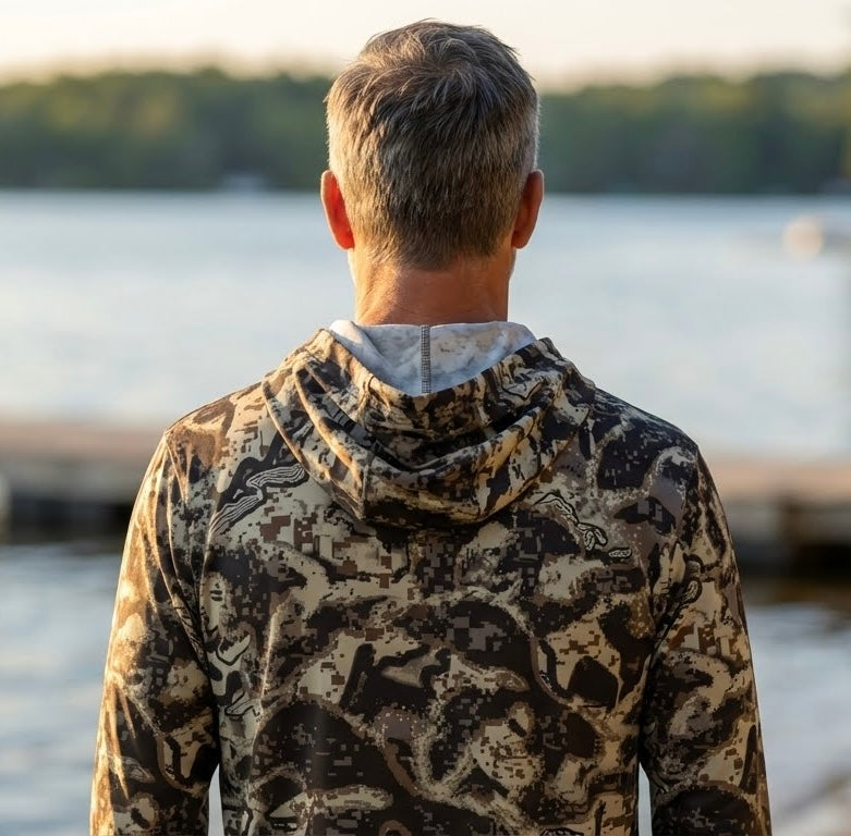 “Great Lakes Contour” UPF 50 Performance Hoodie