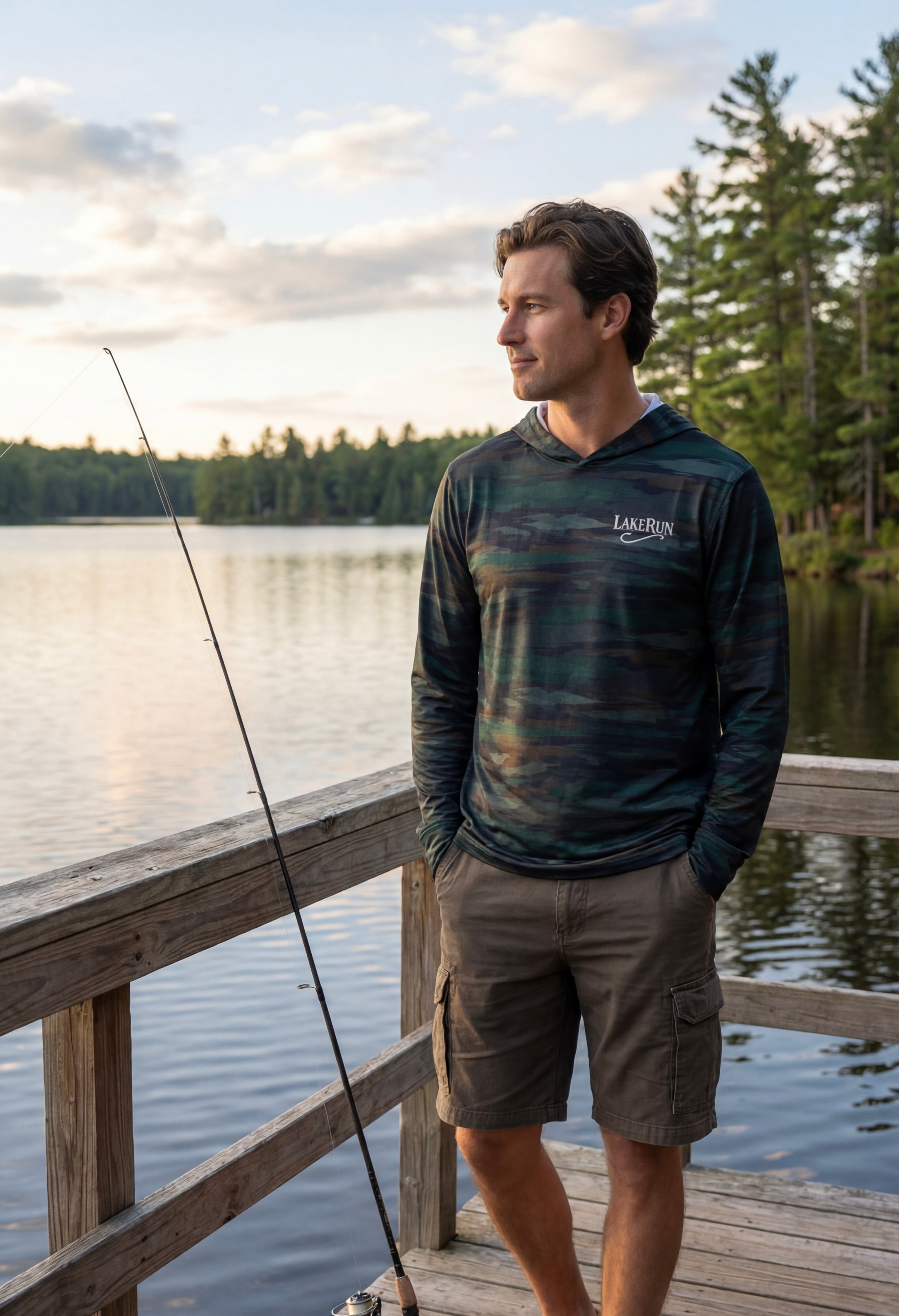 “Deep-Cover Camo” UPF 50 Performance Hoodie