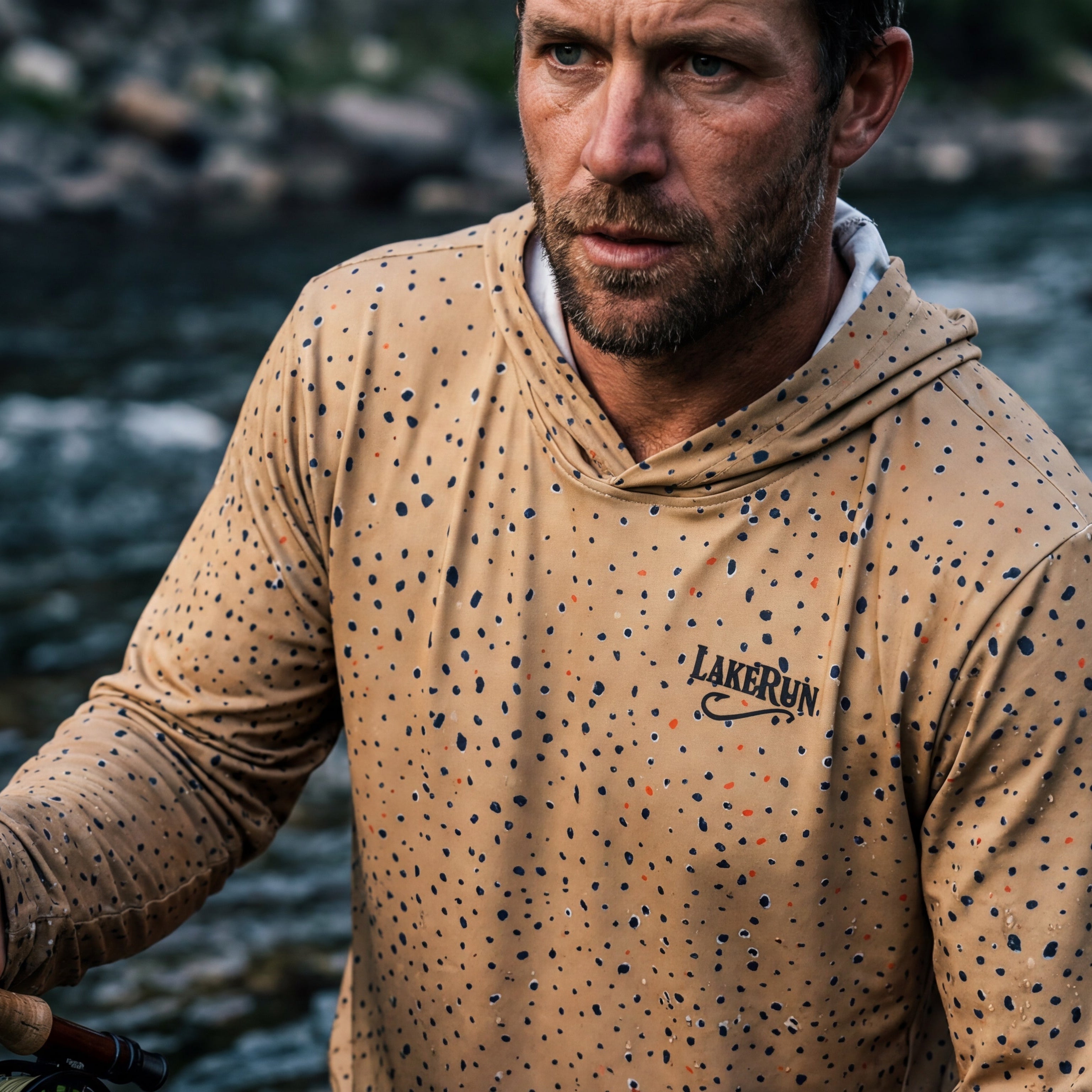 “Brown Trout” UPF 50 Performance Hoodie