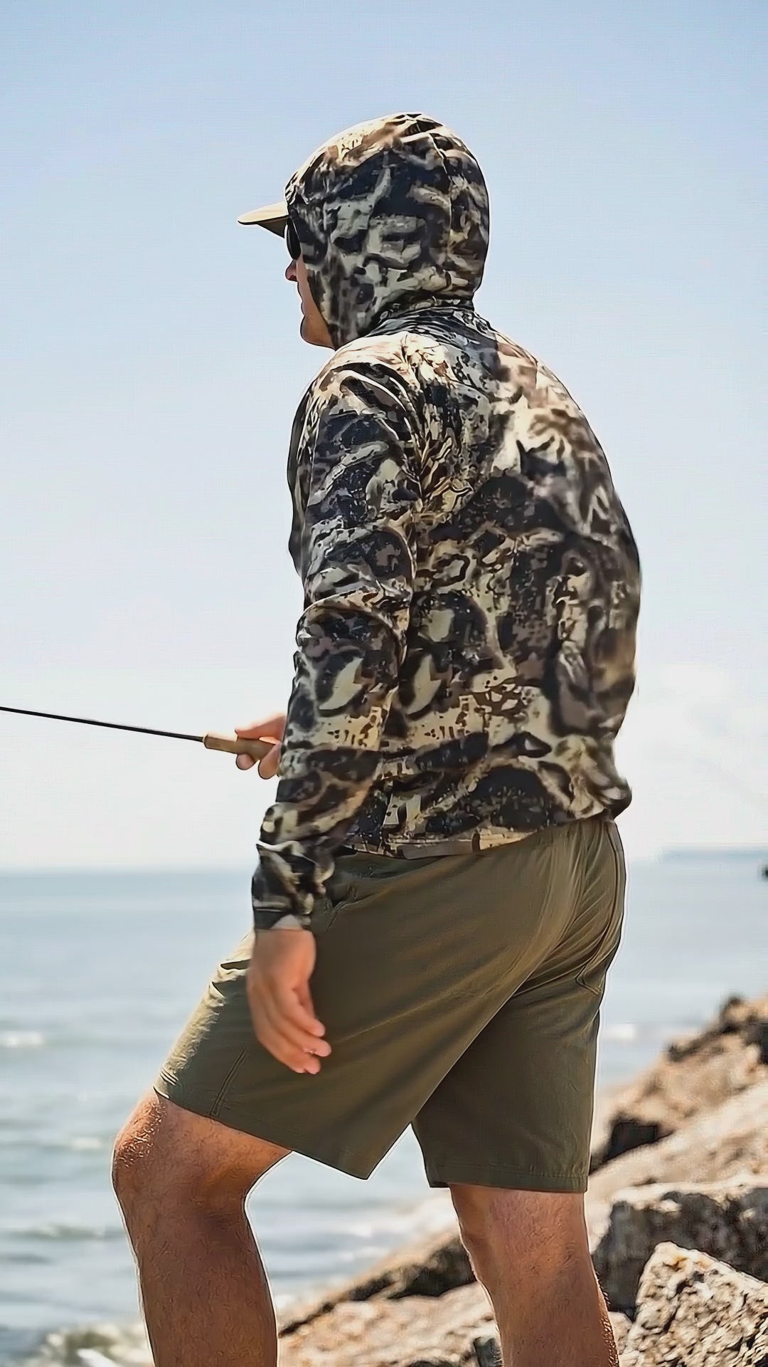 “Great Lakes Contour” UPF 50 Performance Hoodie